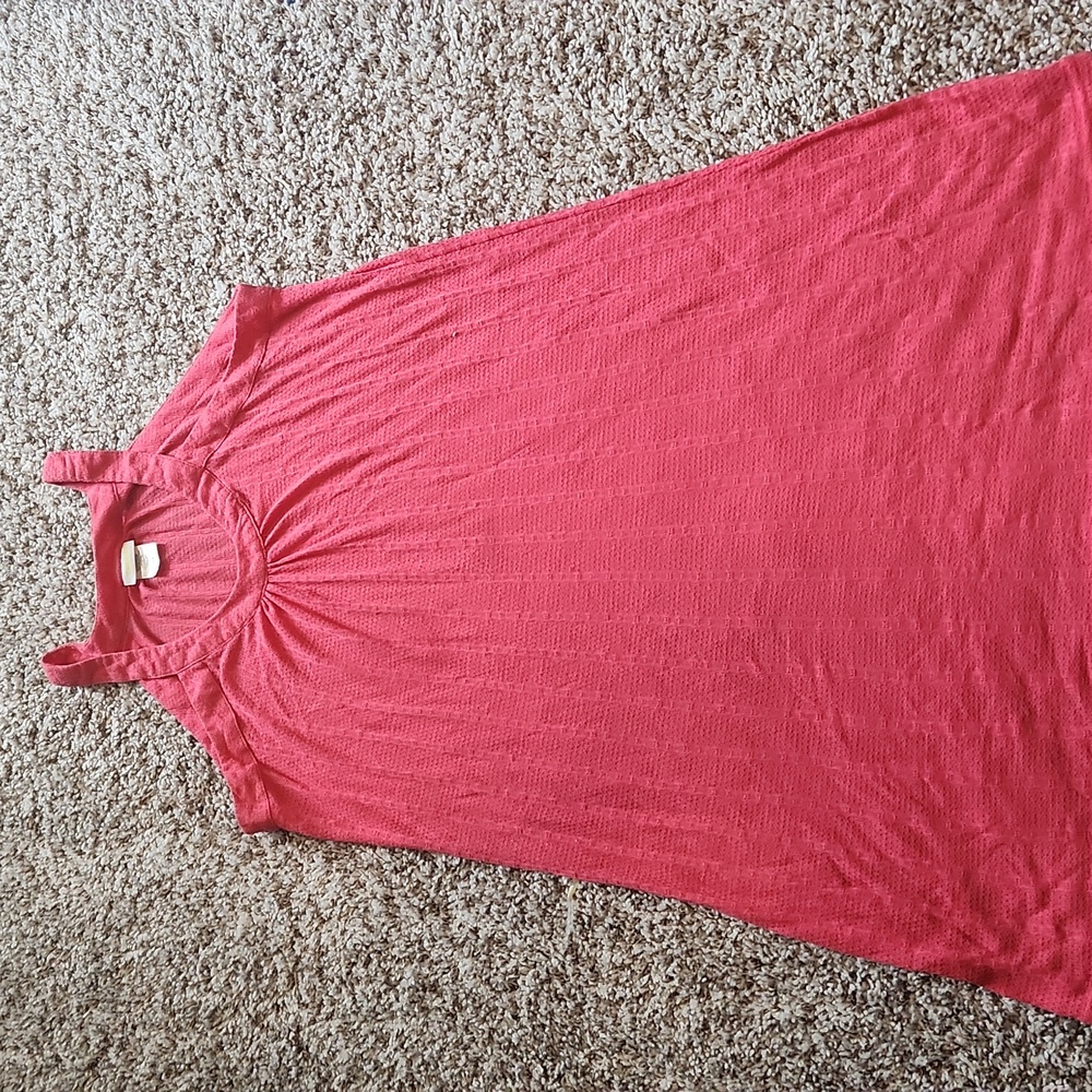 Pink bathing suit cover up